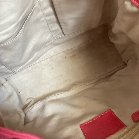 Coach Kyra Daisy Signature Tote in ‘Hibiscus’ - Picture 10 of 14